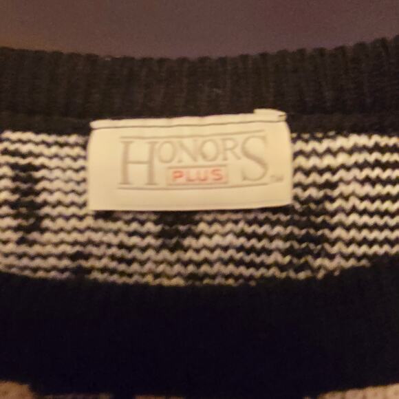 Vintage Honors Elephant Safari 3D Knit Sweater XXL - Picture 6 of 7